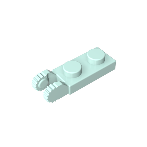 Gobricks,Hinge Plate 1 x 2 Locking with 2 Fingers On End, with Groove,44302,44302a,44302b,54657
