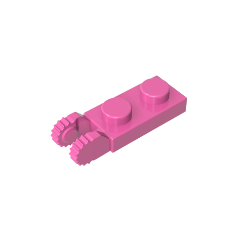 Gobricks,Hinge Plate 1 x 2 Locking with 2 Fingers On End, with Groove,44302,44302a,44302b,54657