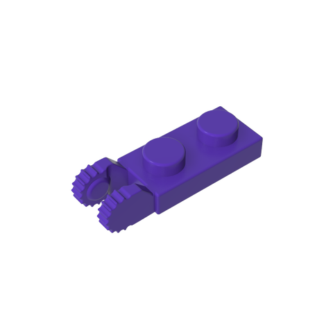 Gobricks,Hinge Plate 1 x 2 Locking with 2 Fingers On End, with Groove,44302,44302a,44302b,54657