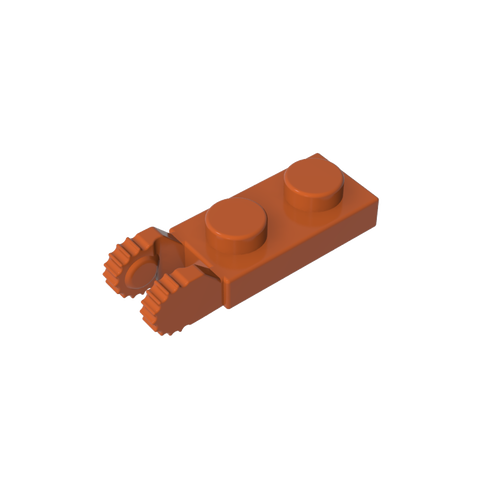 Gobricks,Hinge Plate 1 x 2 Locking with 2 Fingers On End, with Groove,44302,44302a,44302b,54657