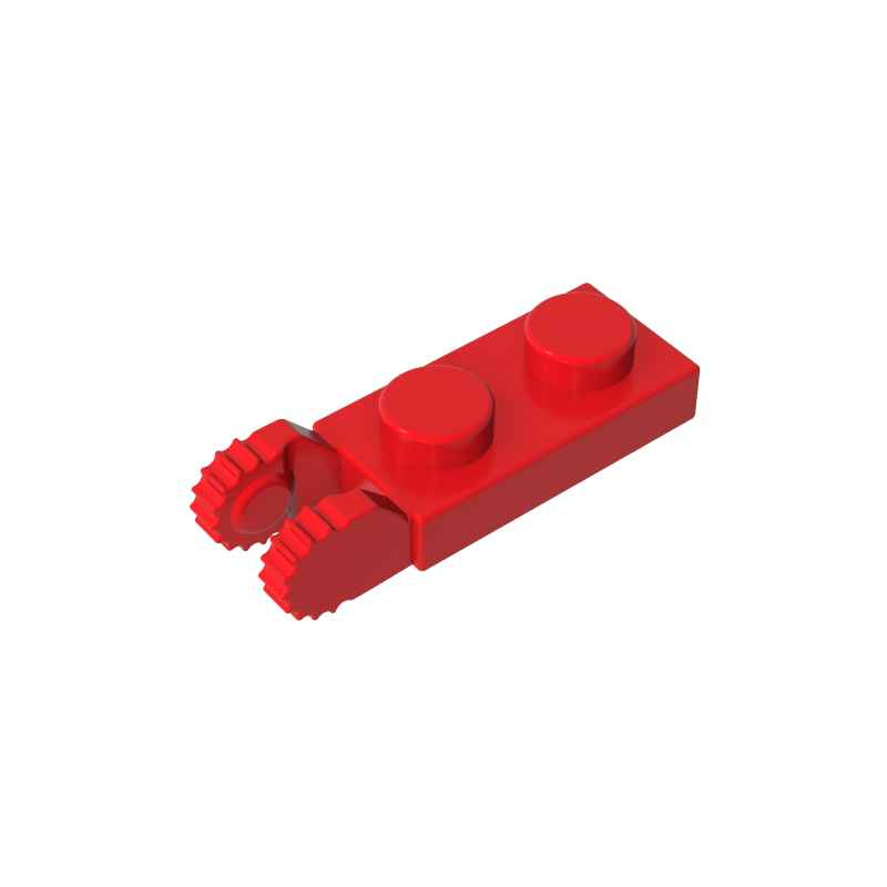 Gobricks,Hinge Plate 1 x 2 Locking with 2 Fingers On End, with Groove,44302,44302a,44302b,54657
