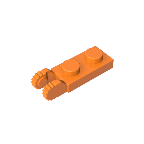 Gobricks,Hinge Plate 1 x 2 Locking with 2 Fingers On End, with Groove,44302,44302a,44302b,54657