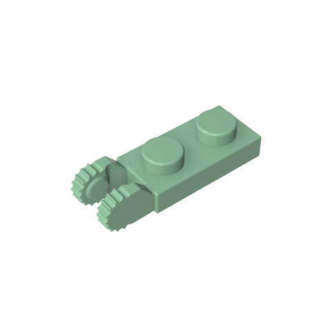 Gobricks,Hinge Plate 1 x 2 Locking with 2 Fingers On End, with Groove,44302,44302a,44302b,54657