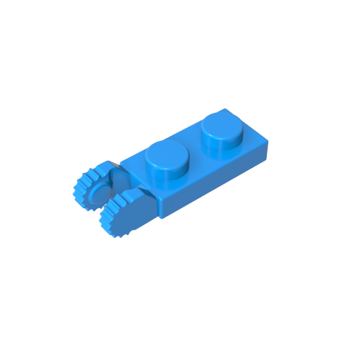 Gobricks,Hinge Plate 1 x 2 Locking with 2 Fingers On End, with Groove,44302,44302a,44302b,54657