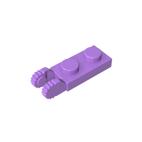 Gobricks,Hinge Plate 1 x 2 Locking with 2 Fingers On End, with Groove,44302,44302a,44302b,54657