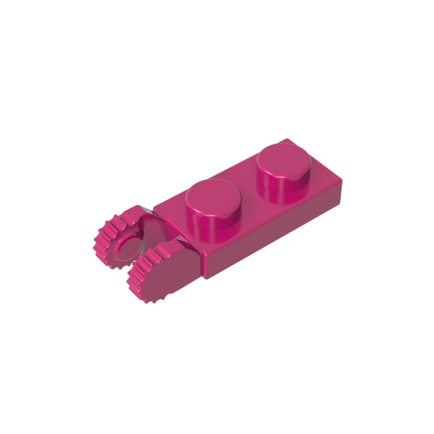 Gobricks,Hinge Plate 1 x 2 Locking with 2 Fingers On End, with Groove,44302,44302a,44302b,54657