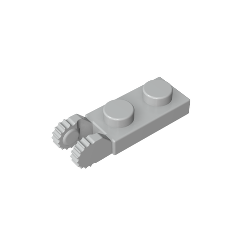 Gobricks,Hinge Plate 1 x 2 Locking with 2 Fingers On End, with Groove,44302,44302a,44302b,54657