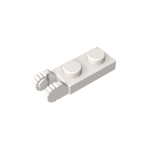 Gobricks,Hinge Plate 1 x 2 Locking with 2 Fingers On End, with Groove,44302,44302a,44302b,54657