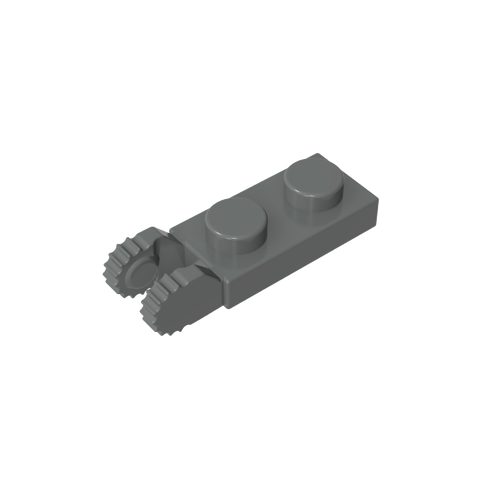 Gobricks,Hinge Plate 1 x 2 Locking with 2 Fingers On End, with Groove,44302,44302a,44302b,54657