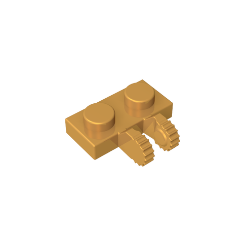 Gobricks,Hinge Plate 1 x 2 Locking with 2 Fingers on Side, 9 Teeth,60471,50340