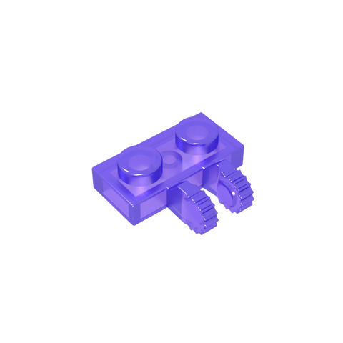 Gobricks,Hinge Plate 1 x 2 Locking with 2 Fingers on Side, 9 Teeth,60471,50340