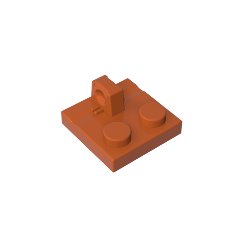 Gobricks,Hinge Plate 2 x 2 Locking with 1 Finger on Top,92582,53968