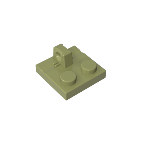 Gobricks,Hinge Plate 2 x 2 Locking with 1 Finger on Top,92582,53968
