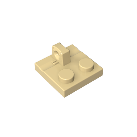 Gobricks,Hinge Plate 2 x 2 Locking with 1 Finger on Top,92582,53968