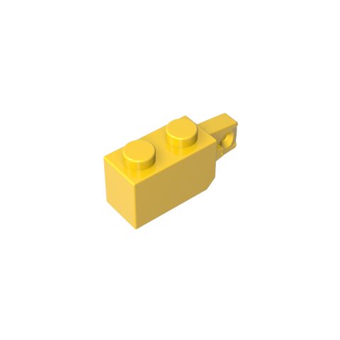 Gobricks,Hinge Brick 1 x 2 Locking with 1 Finger Vertical End,30364,51478