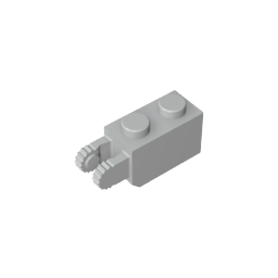 Hinge Brick 1 x 2 Locking with 2 Fingers Vertical End,30365