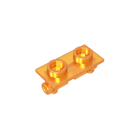 Gobricks,Hinge Brick 1 x 2 Top Plate Thin,3938