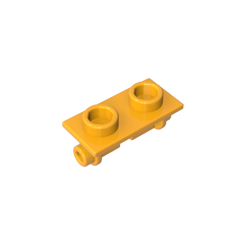 Gobricks,Hinge Brick 1 x 2 Top Plate Thin,3938