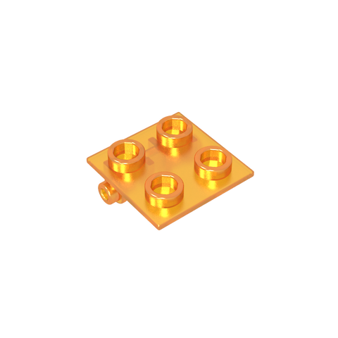 Gobricks,Hinge Brick 2 x 2 Top Plate Thin,6134
