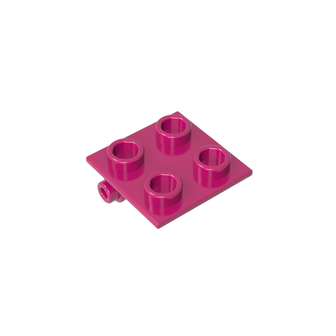 Gobricks,Hinge Brick 2 x 2 Top Plate Thin,6134