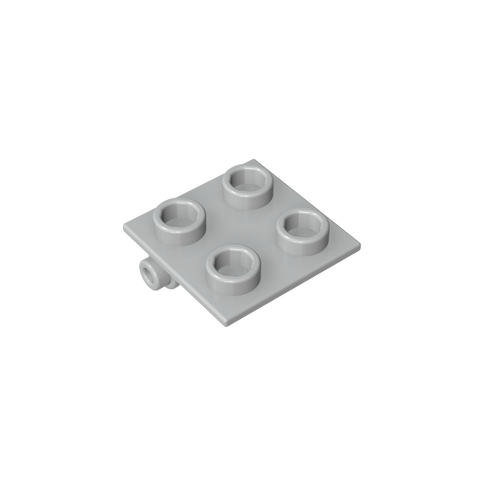 Gobricks,Hinge Brick 2 x 2 Top Plate Thin,6134
