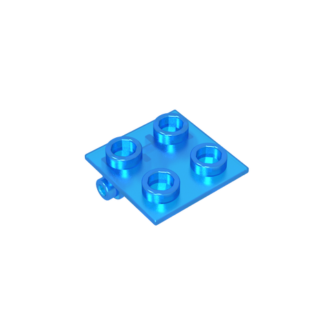 Gobricks,Hinge Brick 2 x 2 Top Plate Thin,6134