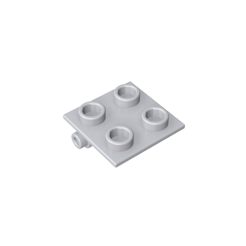 Gobricks,Hinge Brick 2 x 2 Top Plate Thin,6134