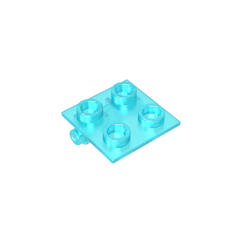 Gobricks,Hinge Brick 2 x 2 Top Plate Thin,6134