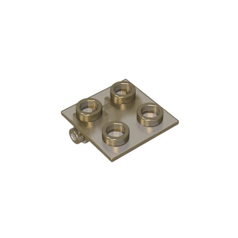 Gobricks,Hinge Brick 2 x 2 Top Plate Thin,6134