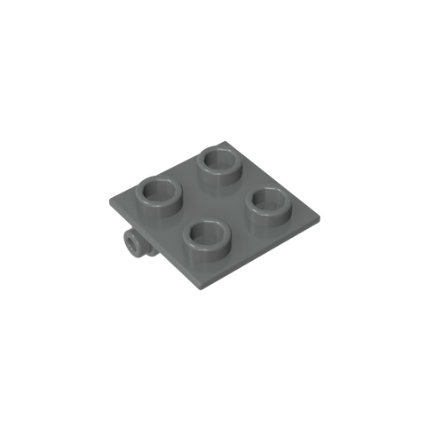 Gobricks,Hinge Brick 2 x 2 Top Plate Thin,6134