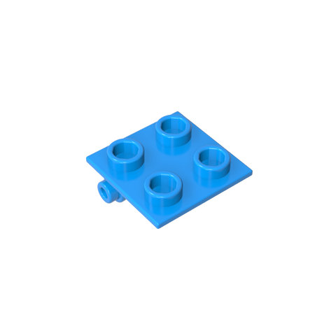 Gobricks,Hinge Brick 2 x 2 Top Plate Thin,6134