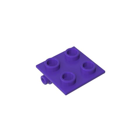 Gobricks,Hinge Brick 2 x 2 Top Plate Thin,6134