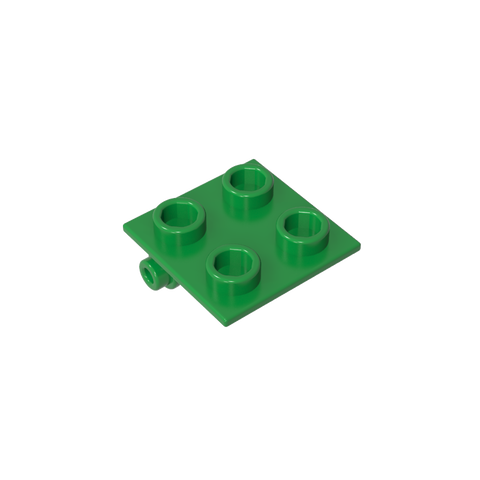 Gobricks,Hinge Brick 2 x 2 Top Plate Thin,6134