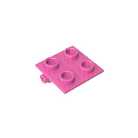 Gobricks,Hinge Brick 2 x 2 Top Plate Thin,6134