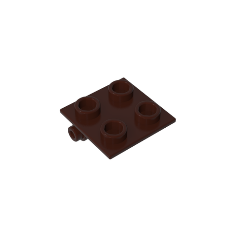 Gobricks,Hinge Brick 2 x 2 Top Plate Thin,6134
