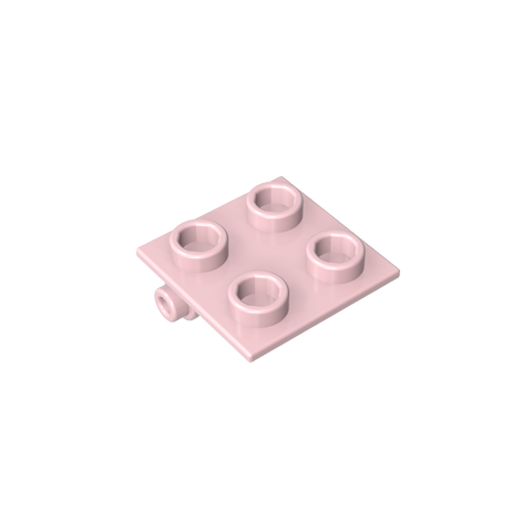 Gobricks,Hinge Brick 2 x 2 Top Plate Thin,6134