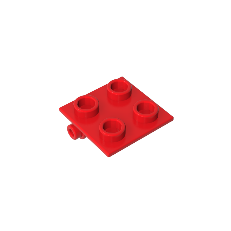 Gobricks,Hinge Brick 2 x 2 Top Plate Thin,6134