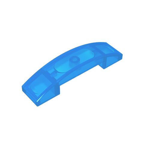 Gobricks,Slope Curved 4 x 1 Double with No Studs,93273