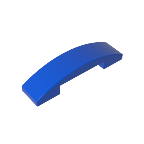 Gobricks,Slope Curved 4 x 1 Double with No Studs,93273