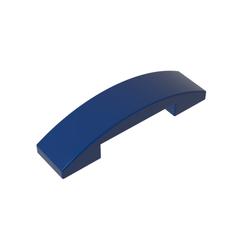 Gobricks,Slope Curved 4 x 1 Double with No Studs,93273