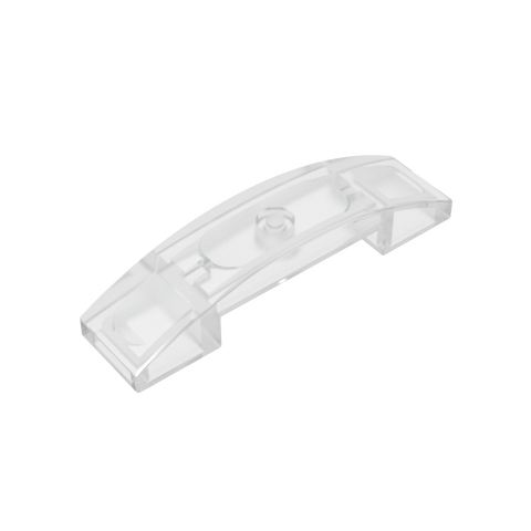 Gobricks,Slope Curved 4 x 1 Double with No Studs,93273