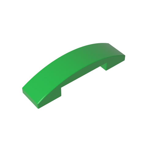 Gobricks,Slope Curved 4 x 1 Double with No Studs,93273