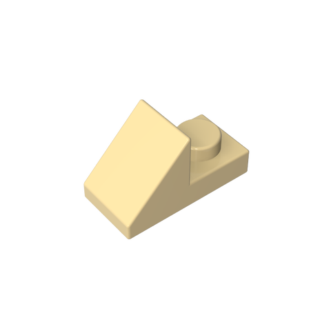 Gobricks,Slope 45° 2 x 1 with 2/3 Cutout [Original Version],92946,15672