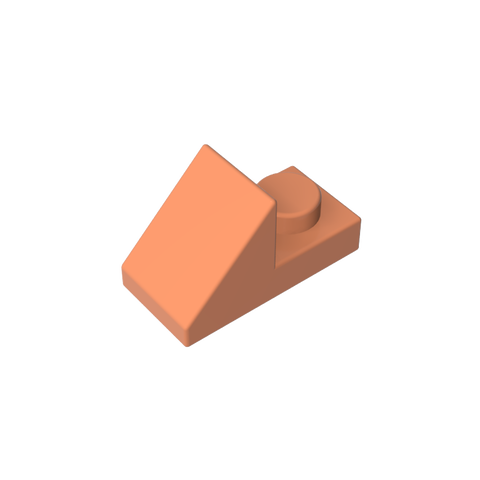 Gobricks,Slope 45° 2 x 1 with 2/3 Cutout [Original Version],92946,15672