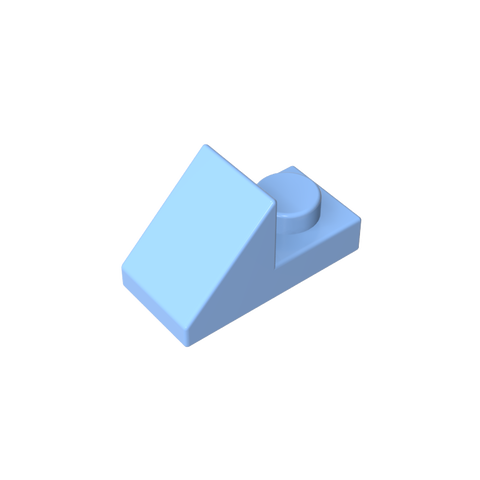 Gobricks,Slope 45° 2 x 1 with 2/3 Cutout [Original Version],92946,15672