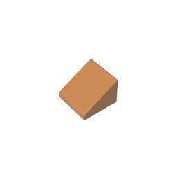 Gobricks,Slope 30° 1 x 1 x 2/3 (Cheese Slope),50746,54200,18862,33847,35338,63290