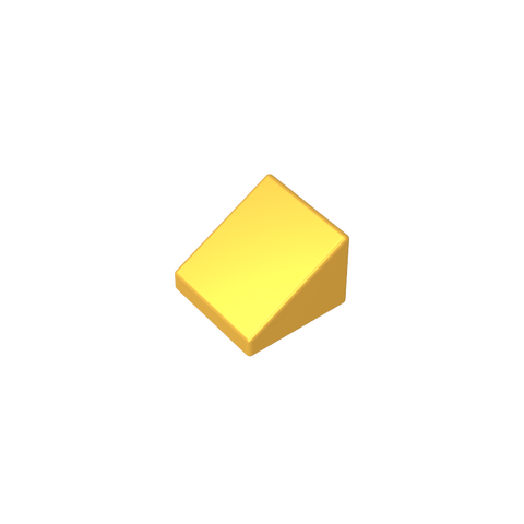 Gobricks,Slope 30° 1 x 1 x 2/3 (Cheese Slope),50746,54200,18862,33847,35338,63290
