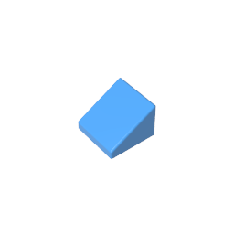 Gobricks,Slope 30° 1 x 1 x 2/3 (Cheese Slope),50746,54200,18862,33847,35338,63290