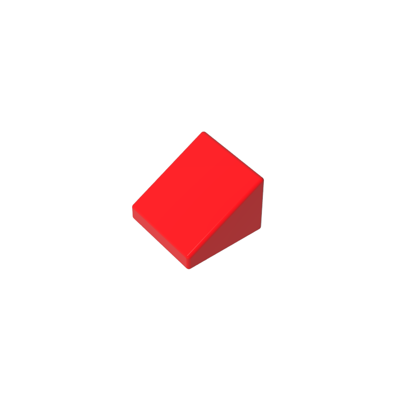 Gobricks,Slope 30° 1 x 1 x 2/3 (Cheese Slope),50746,54200,18862,33847,35338,63290