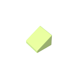Gobricks,Slope 30° 1 x 1 x 2/3 (Cheese Slope),50746,54200,18862,33847,35338,63290